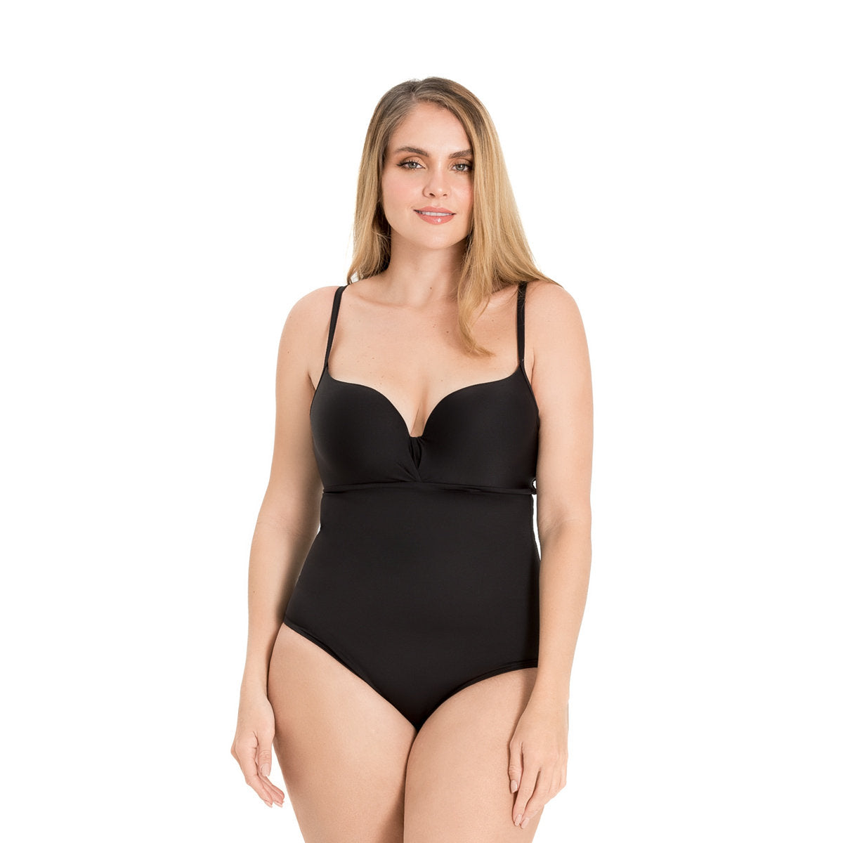 VESTIDO DE BAÑO ENTERO CON COPAS PREHORMADAS 804048